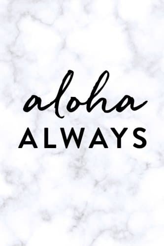 Aloha Always: Daily Monthly & Weekly Academic Student Planner | 2018-2019: Marble, August 2018 - July 2019, 6” x 9” (Academic Student Planner with ... Women, Teenagers, Girls, Students & Teachers) Paperback – 24 Feb. 2018