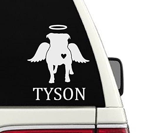 Pitbull In Loving Memory Of Car Decal - 6x7