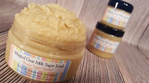 Brown Sugar Vanilla Goat Milk Whipped Sugar Scrub, Three Sizes Available