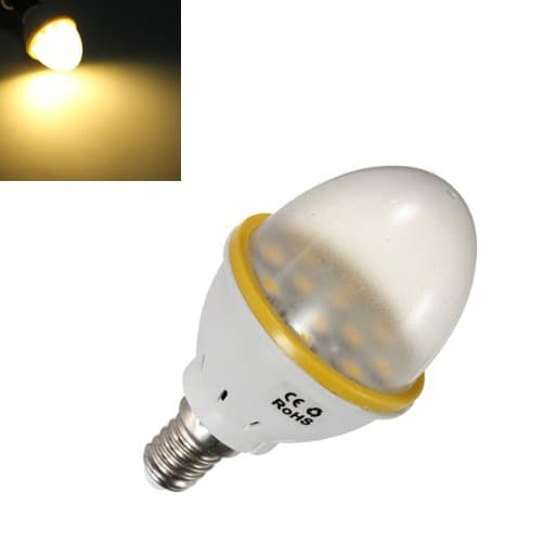 E14 3.5W Warm White 12 SMD 5050 Candle LED Light Bulb 220-240V.