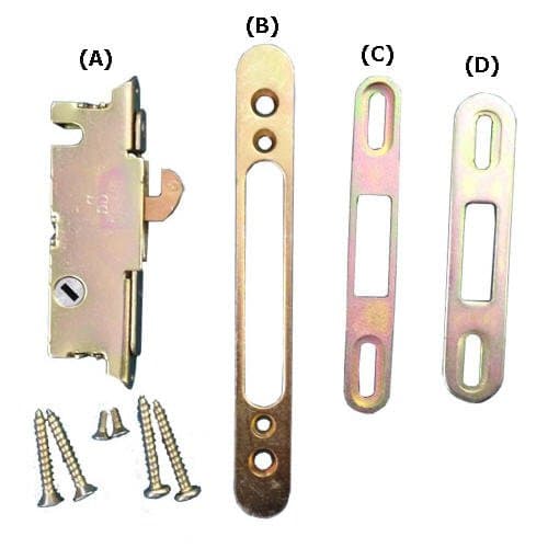 Sliding Patio Door Mortise Lock Kit