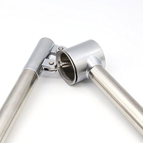 Stainless Steel Garlic Press, Cloves Crusher, Ergonomic Handle Ginger Squeezer, Garlic Mincer Kitchen Tool