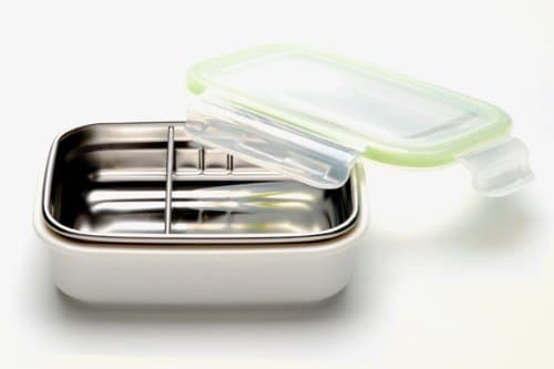 Steeltainer Leak-proof Stainless Steel Compact Size Container (White) by Steeltainer