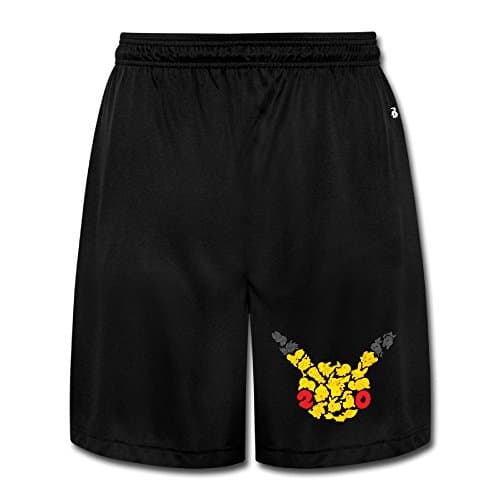 Guy Pikachu Pokemon Characters Mask Gym Shorts