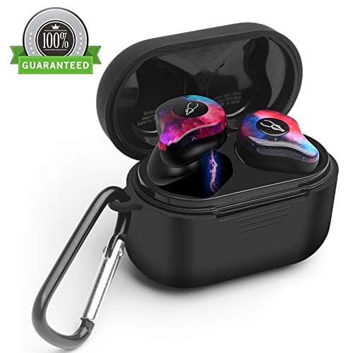 Bluetooth 5.0 Headphones Wireless, YOLOCE Bluetooth 5.0 True Wireless Earbuds with 750mAh Charging Case Wireless Earphones Hi-Fi Stereo Sound, IPX5 Sweat-proof, Built-in Microphones, 4-6H Playtime, Self-pairing Bluetooth Earphones for Smartphone, Tablet and Laptop(Flame)