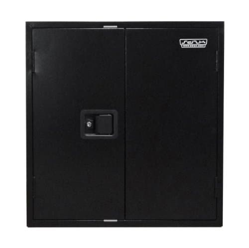 Key Box, Elite Model, 100 Hook Key Cap, Paddle Lock, 5"Dx29"Wx29.5"H, Black Finish, Double Door