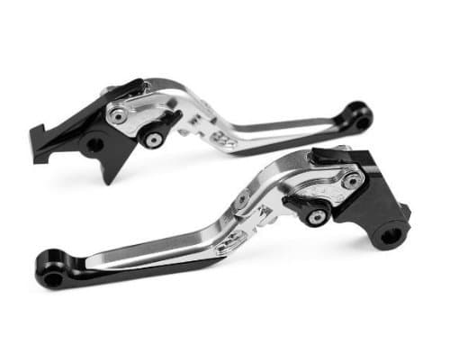 CTG Extendable Fold Folding Clutch Brake Levers for Buell 1125CR 2009-Silver