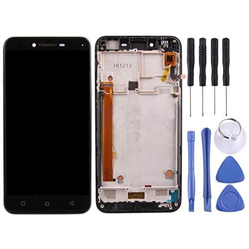 Zhangli Mobile Phone LCD Screen LCD Screen and Digitizer Full Assembly with Frame for Lenovo Vibe K5 A6020A40 (Black) LCD Screen (Color : Black)
