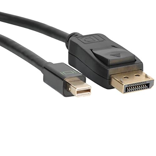 DisplayPort to Mini DisplayPort Cable (Mini DP to DP Cable), UVOOI Active Mini Display Port to Display Cable 4K@60Hz 3ft-Thunderbolt | Thunderbolt 2 Port Compatible