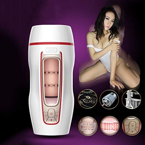 Electric Massager for Men Automatical Male-Sucker Multi-Model USB Rechargeable Strong Cup, (Privacy Packaging)