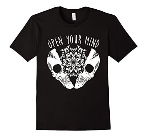 Men's Open Your Mind T-Shirt XL Black