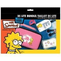 Simpson Lisa DS Lite Bundled Kit with Carrying Case, Game Case, Emergency Charger, Stylus and Earbuds by PCMS