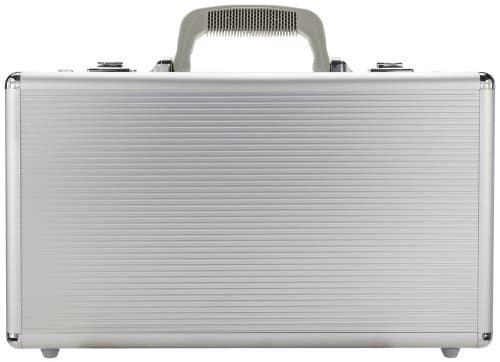 Silver Bullet Double-Sided 8-10 Handgun Case 4 Comb Lock ABS Plastic ALD25