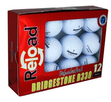 12 BRIDGESTONE B330 REFURBISHED GOLF BALLS