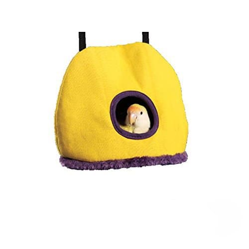 Qin ChenChen Bird Bedding House Bird Hammock Nest Shed Fluffy for Medium and Small Birds Random Color