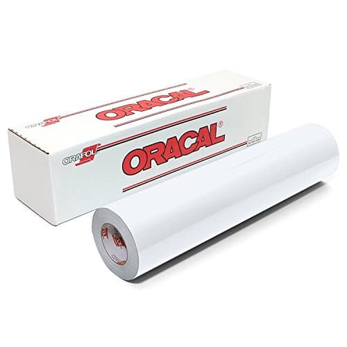 Oracal 651 Permanent Glossy Vinyl - White - 24"x25FT
