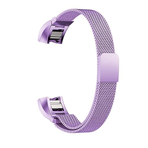 Milanese Loop Stainless Steel band for Fitbit Alta & Alta HR in Purple