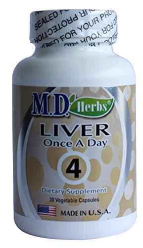 MD HERB Liver Formula#4 - Bo gan #4 30 capsule PLUS BONUS Axe shampoo/conditioner