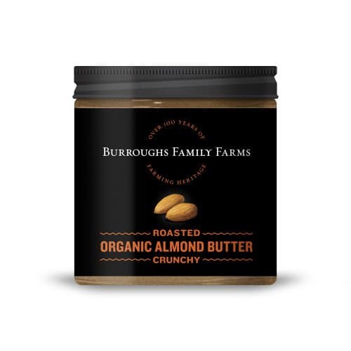 Crunchy Organic Almond Butter, 16oz (3 pack)