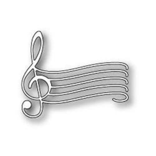 Memory Box Die - Elegant Musical Staff - MBP1196
