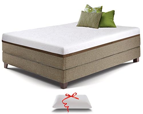 Full Gel Memory Foam Mattress - Bonus Memory Foam Pillow - Comfortable & Breathable 12 Inch Full Size Bed in A Box - Hypoallergenic Cool Gel Memory Foam Bed with Soft Flex Cover - Certipur Certified