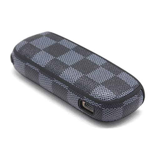 FANCYLEO Interesting Case for IQOS 3.0, High Quality PU Leather Cigarette Case (case only) (H12)(None Blue)