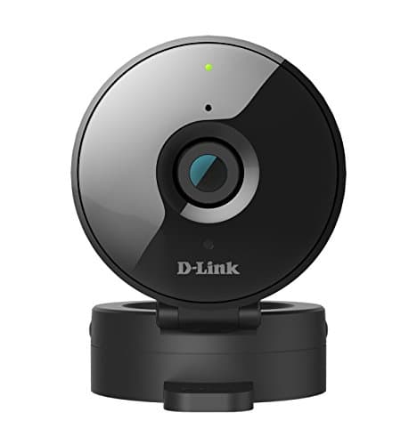 D-Link Indoor HD WiFi Security Camera, Motion & Sound Detection, Smart Alerts Wireless Home, Night Vision, MicroSD Record (DCS-936L),Black