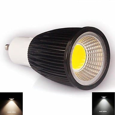 ZQ Mini light bulbs 9W GU10 700-750LM Support Dmimable Led Cob Spot Light Lamp Bulb , cool white-110v