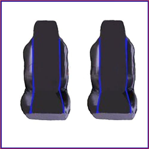 LEXUS LS 460 (2006 ON) PREMIUM FABRIC SEAT COVERS Blue PIPING 1+1