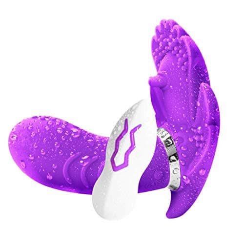 Wireless Remote Massager, 10 Silent Vibration Modes and Skin-Friendly Silicone, USB Rechargeable Massage Vibràtor Waterproof for Women Adult