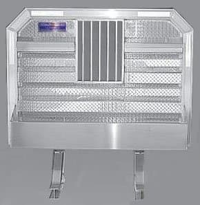 68 x 70 Headache Rack 2 Chain Racks, Jail Bar Window w 100 FREE 21" Tarp Straps