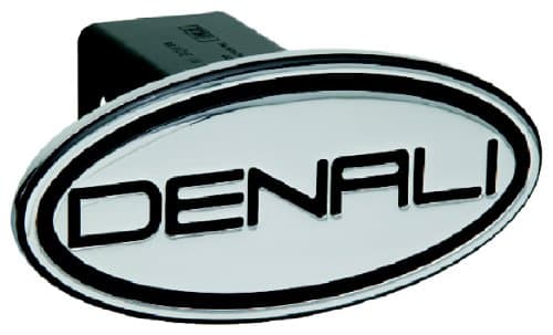 TM Performance 41003 Black GMC Denali Oval 2" Billet Hitch Cover