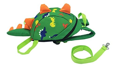 LmeiKK 3D Dinosaur Design Safety Leash Harness Bag Mini Backpack for Toddlers Kids