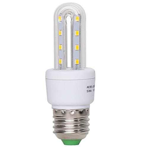 Super Bright 6W Led Corn Light Bulb, 600 Lumens 40 Watt Equivalent, 3000K Warm White, 360° Lighting, AC 85-265V