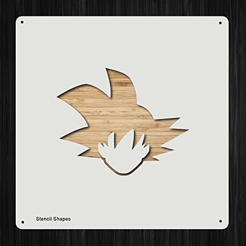 Goku Show Dragon-Ball-z-Reference Manga Reference Plastic Mylar Stencil for Painting, Walls and Crafts, Item 198696