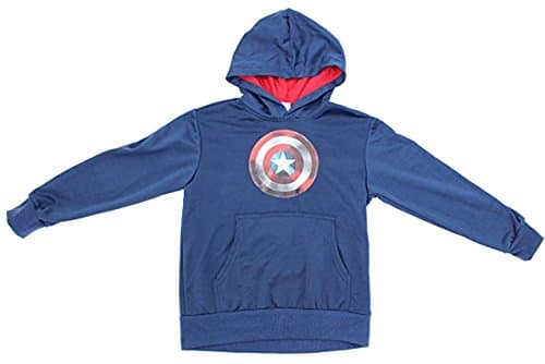 Marvel Captain America Avengers Boy's Hooded Pullover - Shield (4/5)