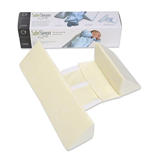 Light Yellow Baby Wedge Sleep Pillow,Adjustable Width 10-22CM