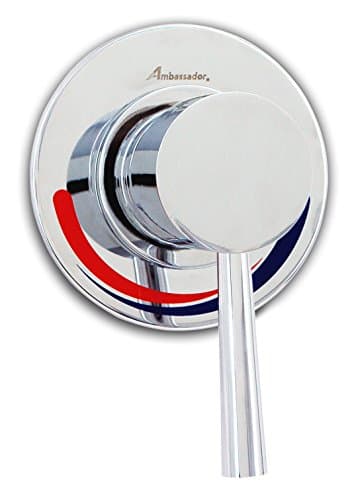 Ambassador Marine Allure Thin Wall Mount 1-Hole Shower Mixer, Chrome