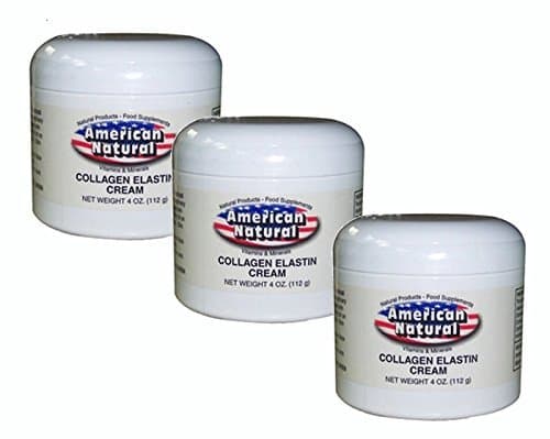 American Natural Collagen Elastin Cream 3 PACK 4 oz Skin Care Anti Aging