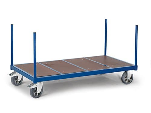 Wheeled Wagon with Wood Base, 02 1242