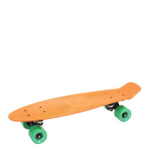 Stereo Vinyl Cruiser Plastic Skateboard CST094 ORG BLK GRN