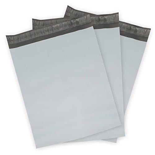 Pop Mailers Premium 9 in. x 12 in. Gray Poly Mailer Envelopes - 100 count