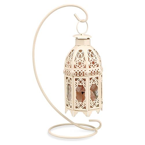 Wakrays Natural Air Purifying Himalayan salt lamp with Salt Chunks, Bulb and Dimmer control( 3 x 10W Bulb, US plug) (White)