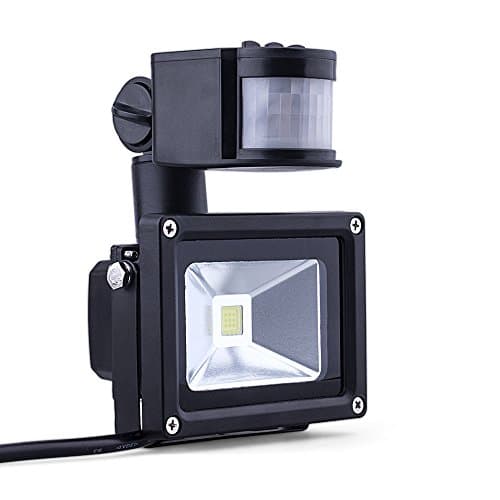 (Promotions Super Discount)Comwinn 10W Daylight White Motion Sensor Waterproof Flood Light for Garden,Scenic Spot,Hotel