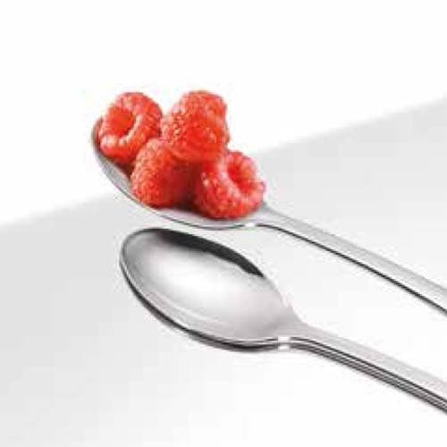 Reflections Elegance Metallic Silver Plastic Dessert Spoons - Pack of 25