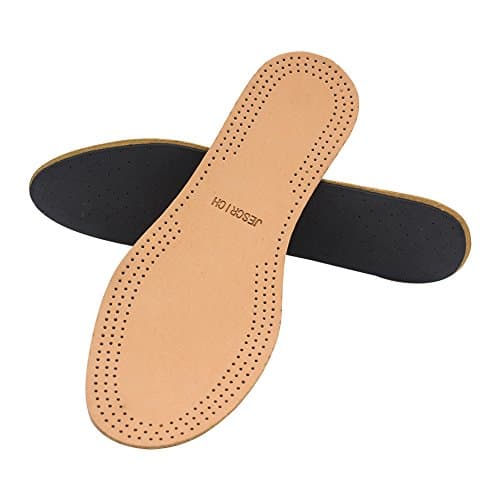 Handcrafted Shoe Inserts Slightly Padded with Latex Foam Odor-Control Removable Insole (one Pair, US 11-11.5/EU 45-46 for Men/Women)