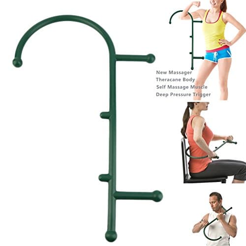 Therapy self mass,self massage,Massager Ergonomic Design Body Self Massage Muscle Deep Pressure Trigger New Sswell,self massage stick(A)