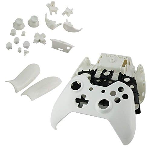 SQdeal Wireless Controller Replacement Mod Kit Shell Case for Xbox One (Pure White)