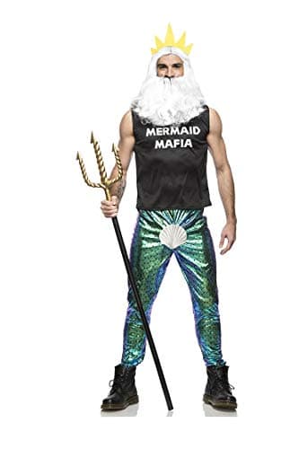 Seeing Red Manly Merman Costume