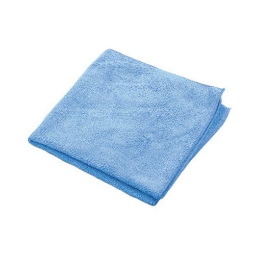 Microworks 2512-B-DZ Microfiber Towel, 12" x 12", Blue (Pack of 12)